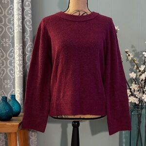 Loft Wide Sleeve Crewneck Sweater
